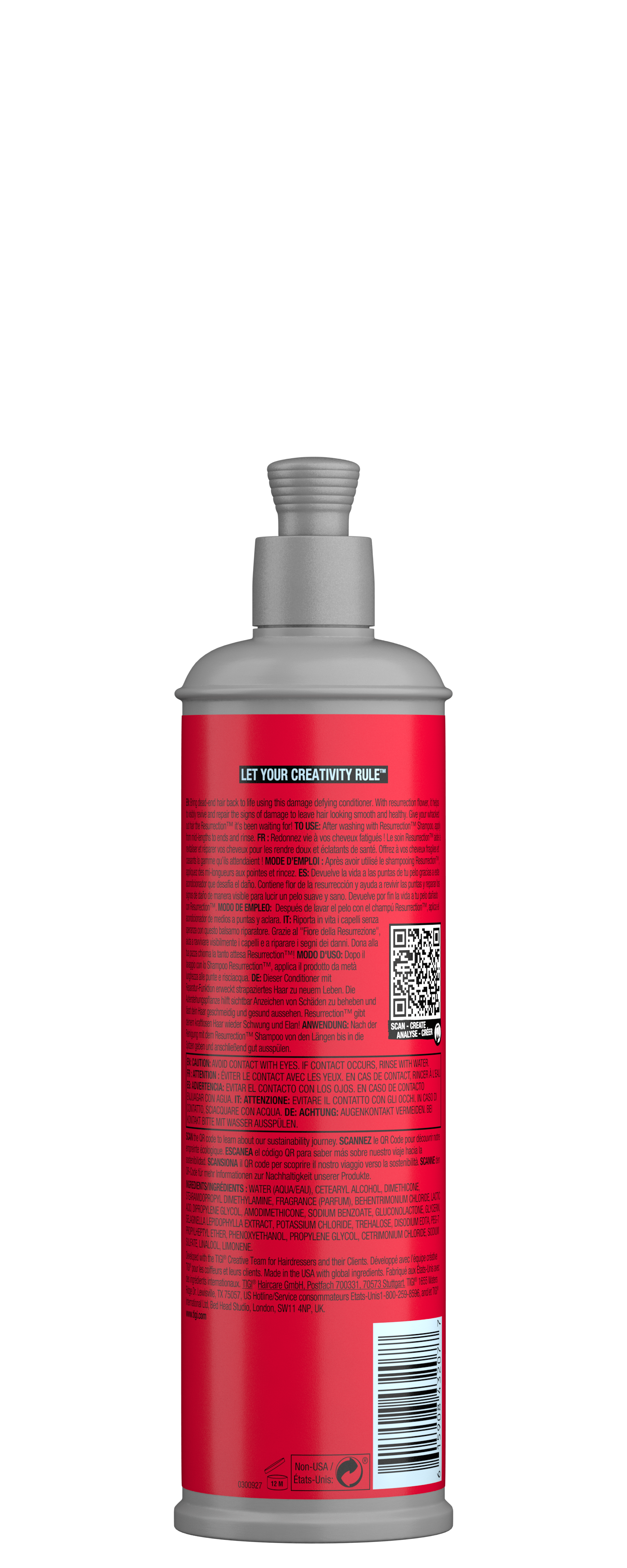 Tigi Resurrection Conditioner 400ml