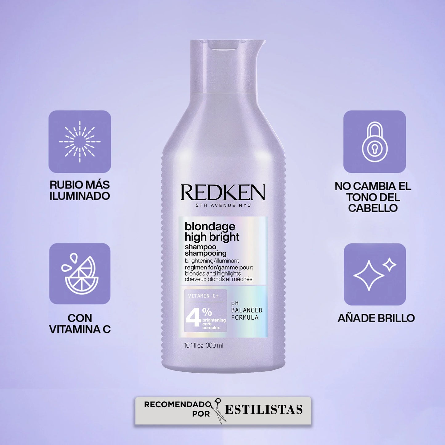 Redken Shampoo Blondage High Bright 300ml