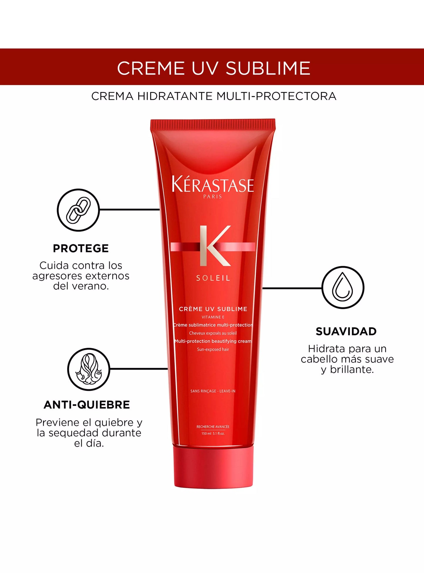 Kérastase Crème UV Sublime Hair Cream 150ml
