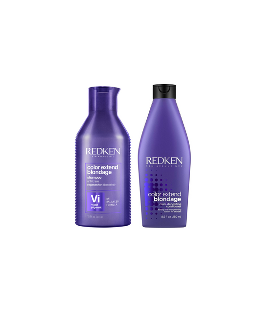 Redken Pack Shampoo Blondage & Color extend blondage acondicionador.