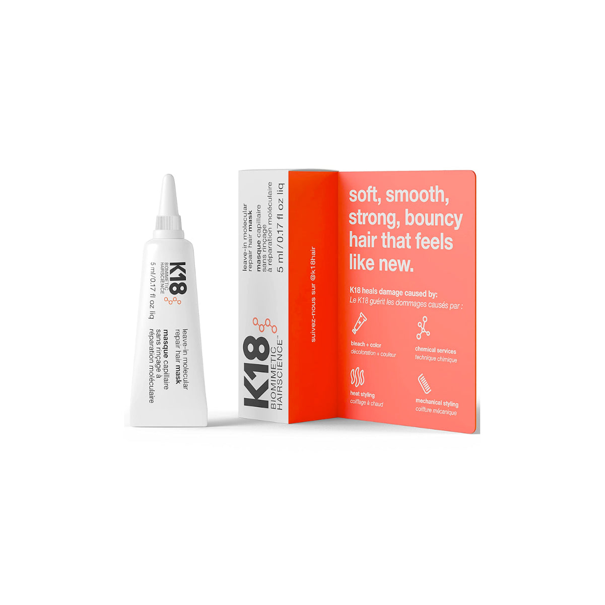 Máscara K18 Leave-In Consumer Mask 5ml