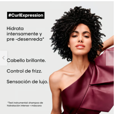 Mascara Hidratante Cabello Rizado y Ondas Curl Expression 250ml LOreal Professional