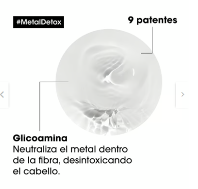 Mascara Cabello Dañado Metal Detox 250ml LOreal Professional