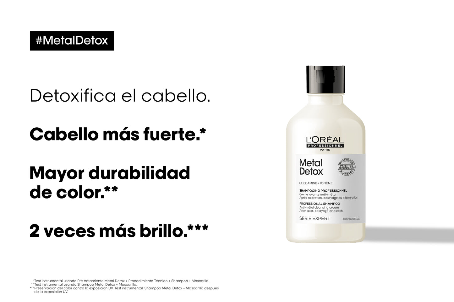 Shampoo Cabello Dañado Metal Detox 300ml LOreal Professional