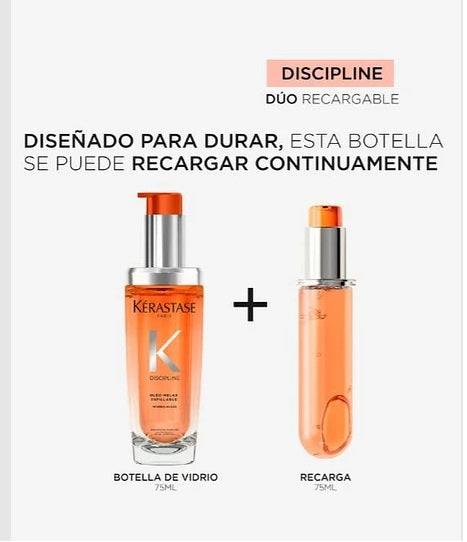 Recarga Aceite Anti-Frizz Oléo-Relax Discipline Kerastase 75 ML