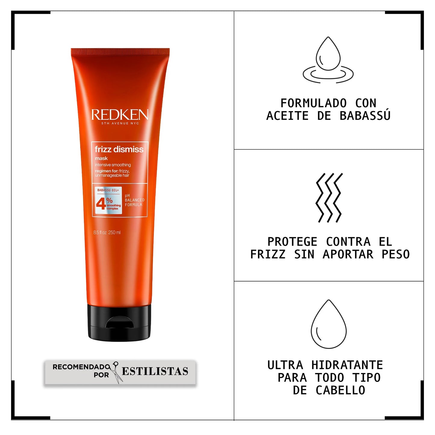 Redken Máscara Frizz Dismiss 250ml