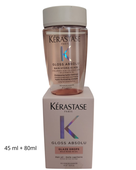 Kérastase Gloss absolute más Shampoo Gloss Absolute (versión viaje 80ml)