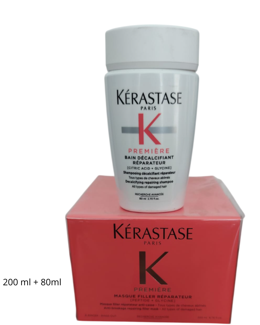 Kérastase Máscara premiere más Shampoo premiere (versión viaje 80ml)