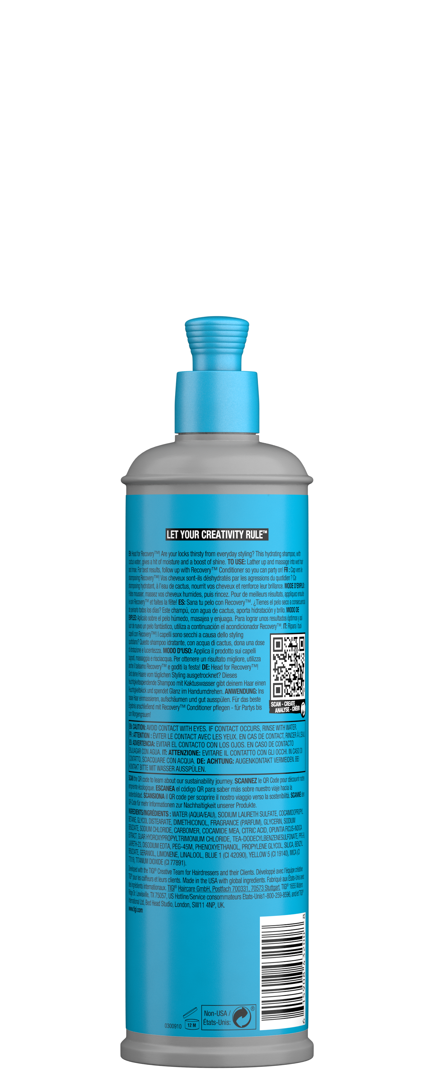 Tigi Recovery Shampoo 400ml