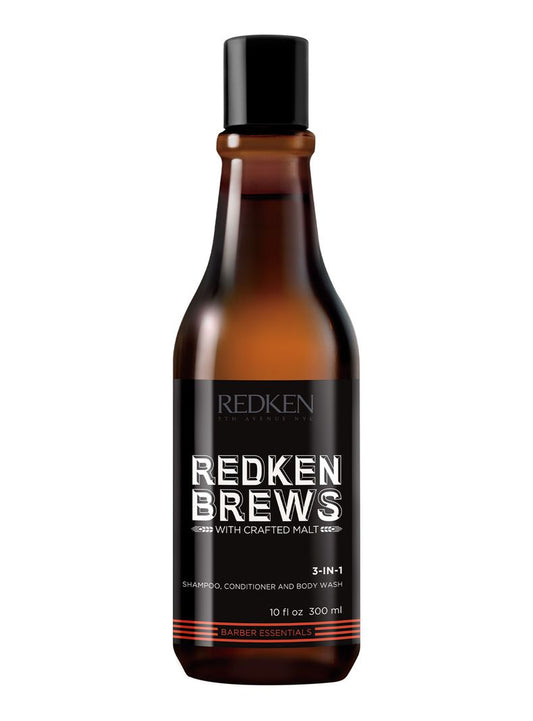Redken Shampoo 3 en 1 Brews 300ml