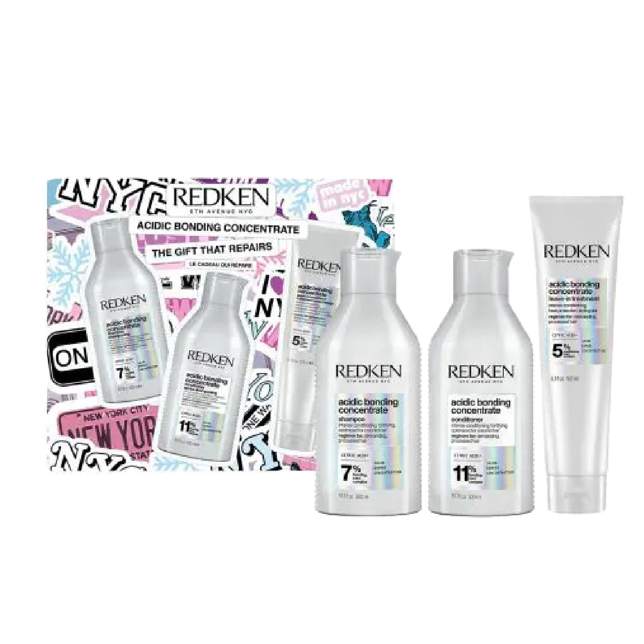 Redken Acidic Bonding Concentrate, Kit de Vacaciones 750ml
