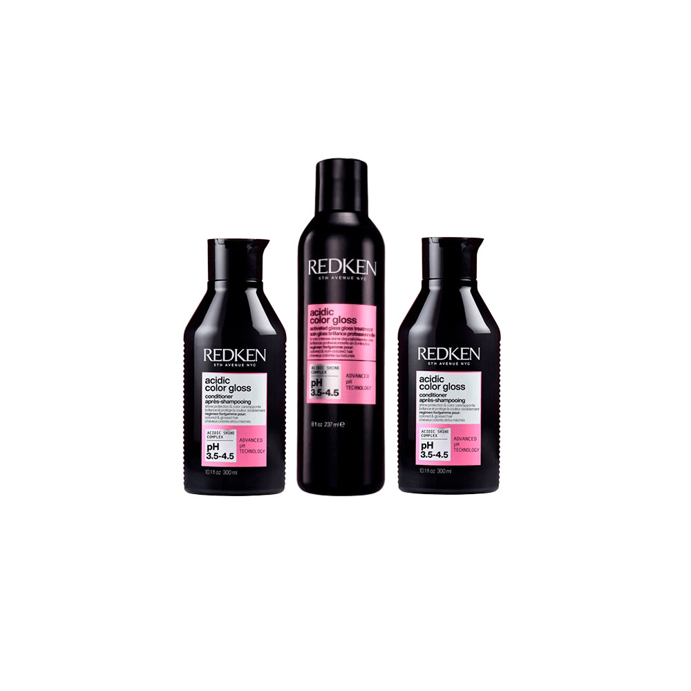 Redken: Shampoo, Acondicionador y ACG acidic COLOR GLOSS