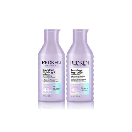 Redken shampoo  y acondicionador Blondage High Bright, (duo)