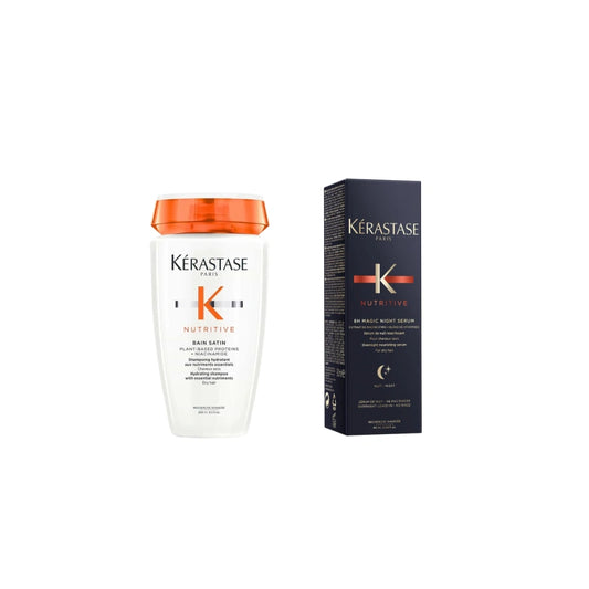 Nivichi Duo: Sérum Nocturno 8h magic night & Shampoo Nutritive bain satin.