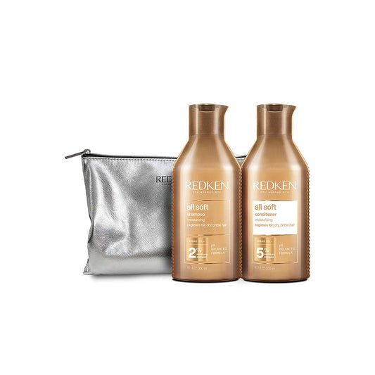 Redken Set Hidratación ALL SOFT shampoo & acondicionador.