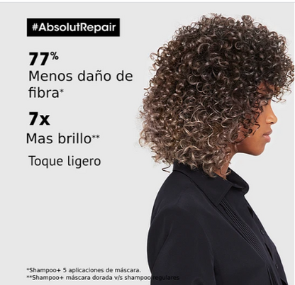 Shampoo Reparación Absolut Repair 300ml LOreal Professional