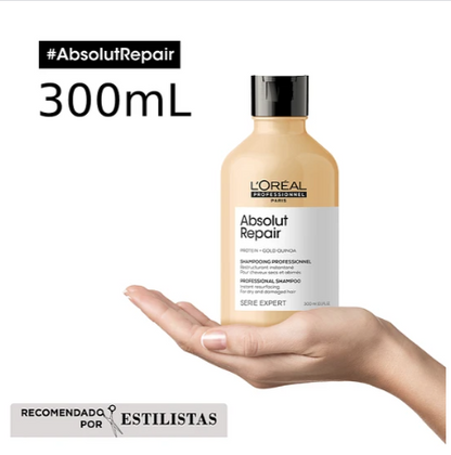 Shampoo Reparación Absolut Repair 300ml LOreal Professional