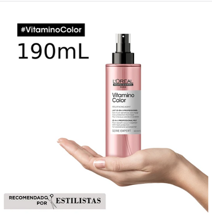 Spray 10 en 1 Cabello Tinturado Vitamino Color 190ml LOreal Professionnel