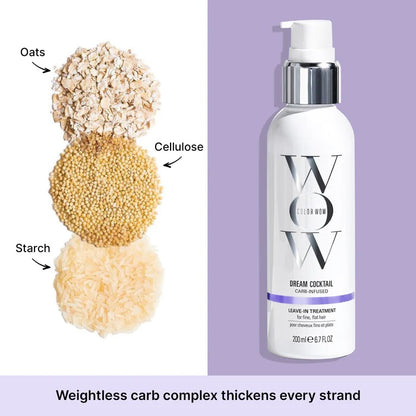 WOW - Dream Cocktail Carbohidratos - Tratamiento filler para pelo fino 200ml