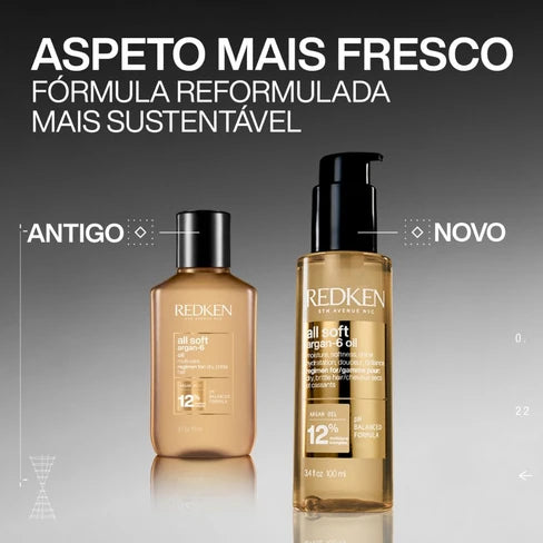 Redken All Soft aceite de Argán 6 para cabellos secos 100ml.